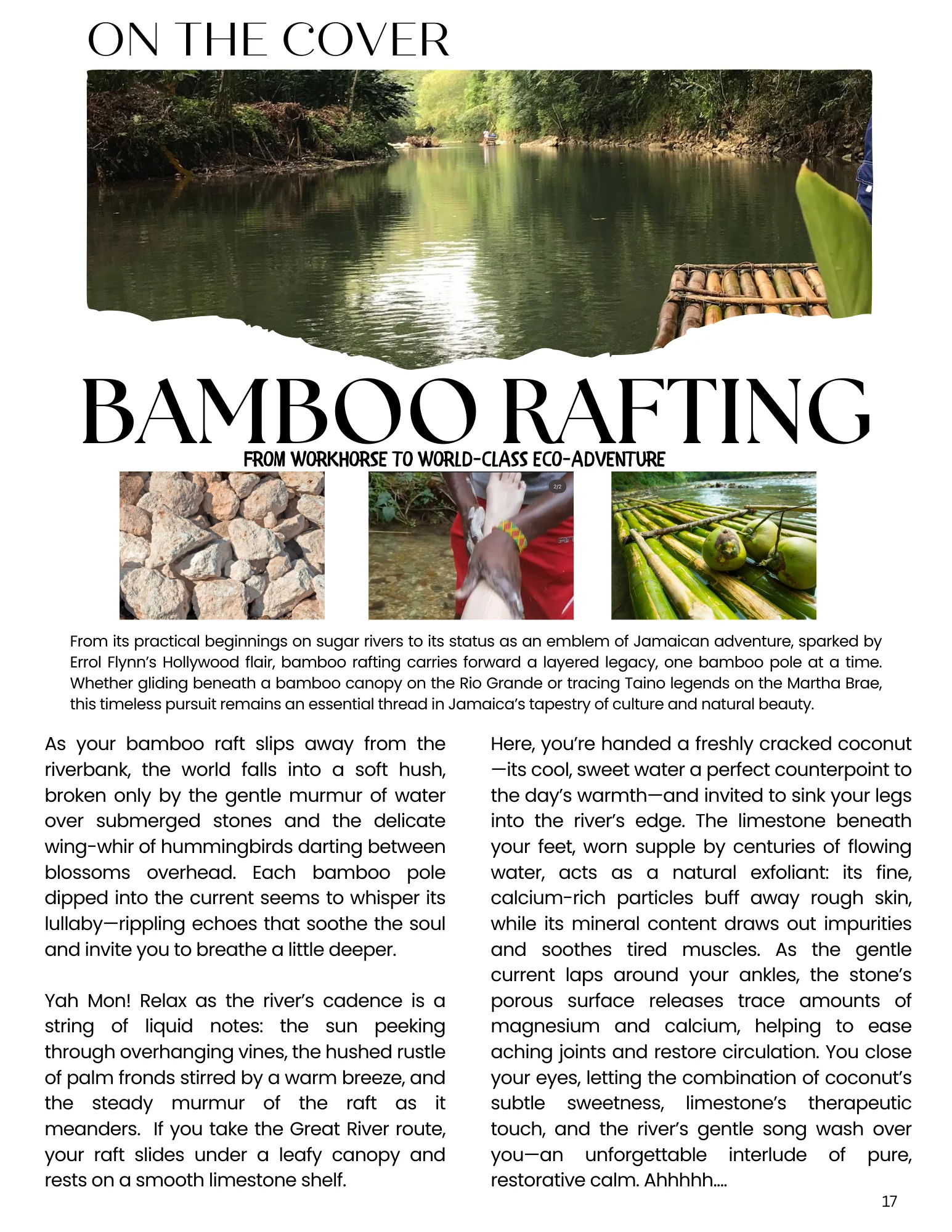 Bamboo Rafting in Jamaica