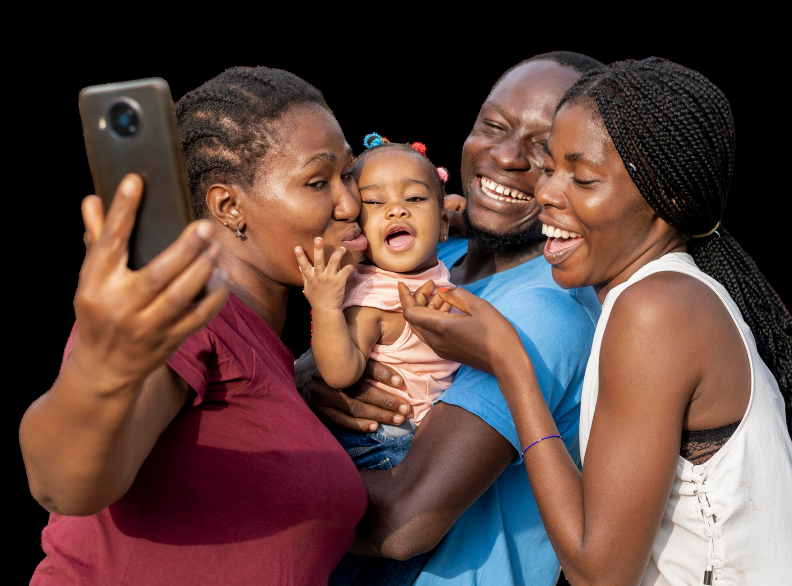 A vibrant Caribbean community gathering in a city park